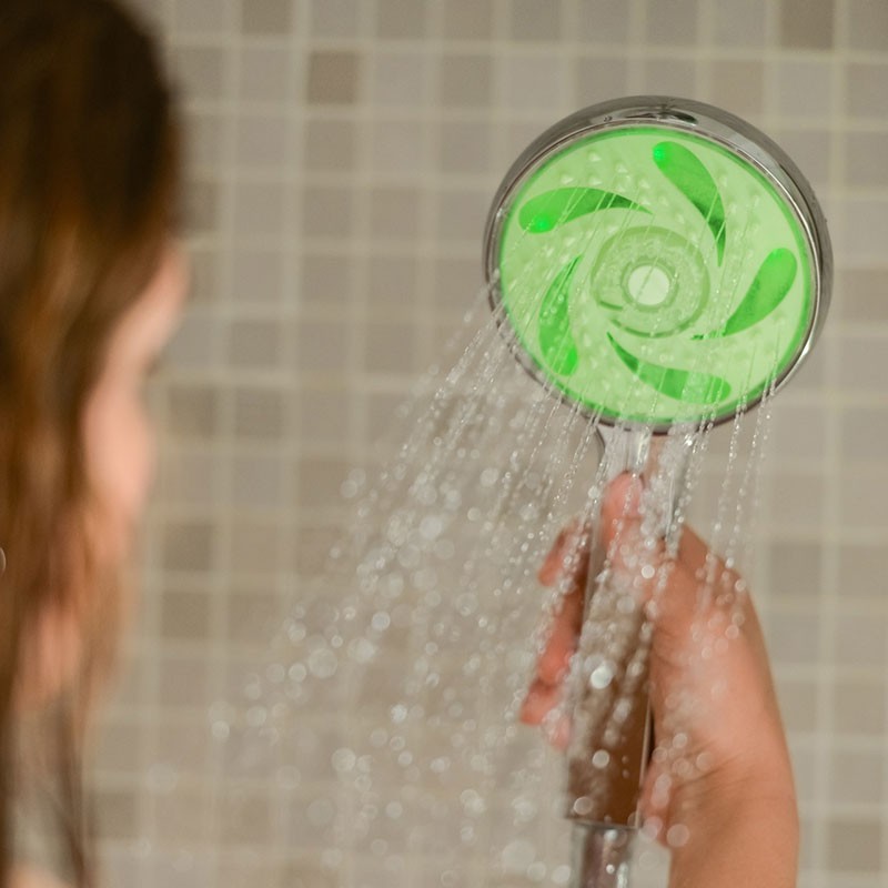 Kaphome Ensemble double pommeau de douche chromé avec commande séparée