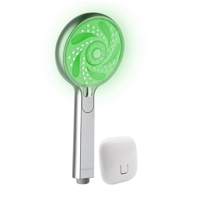 HYDRAO Aloe - pommeau de douche écologique, économique et connecté pour réduire sa consommation d'eau et d'énergie