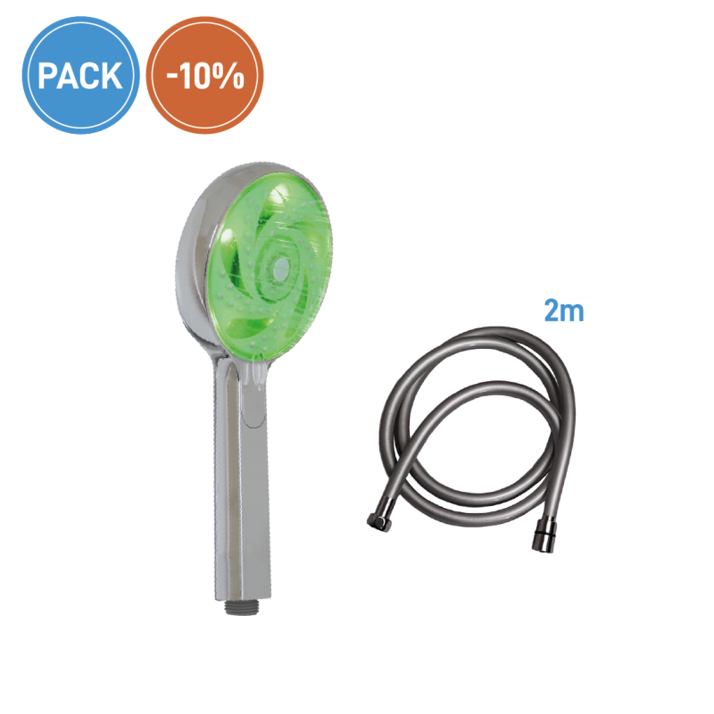 HYDRAO Aloe - pommeau de douche écologique, économique et connecté pour réduire sa consommation d'eau et d'énergie HYDRAO Aloe - pommeau de douche écologique, économique et connecté pour réduire sa consommation d'eau et d'énergie