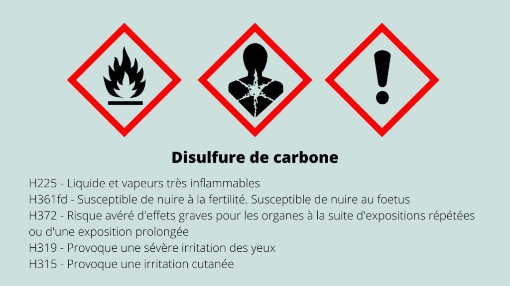 Disulfure de carbone danger santé