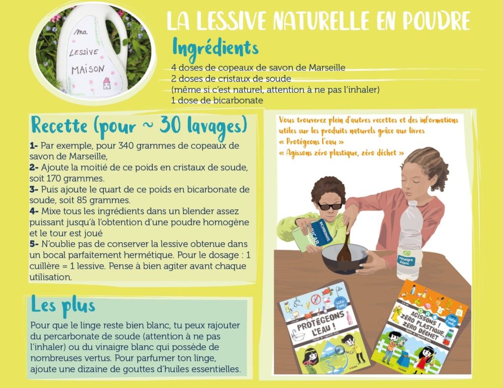 Recette de lessive en poudre pour un nettoyage naturel et économique !