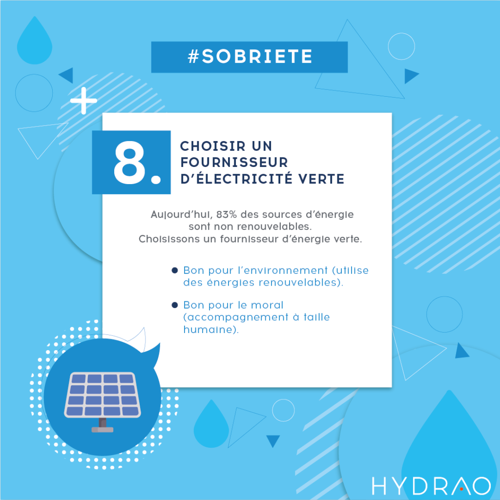 Sobriété énergétique énergie renouvelables